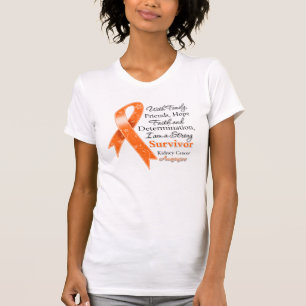 Kidney Cancer Support Strong Survivor 2 T-Shirt