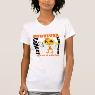 Kidney Cancer Survivor Chick Ribbon T-Shirt