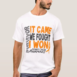 Kidney Cancer Survivor It Came We Fought I Won T-Shirt