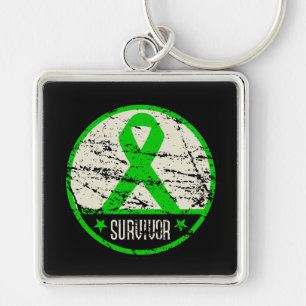 Kidney Cancer Survivor Mens Vintage Key Ring