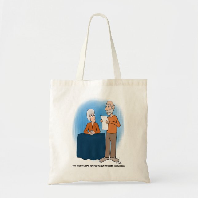 Kidney Card Tote Bag (Front)