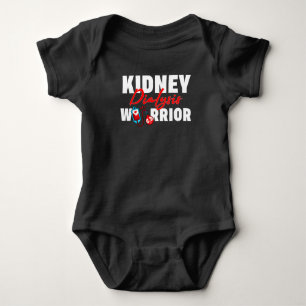 Kidney Dialysis Warrior Kidney Recipient Matching Baby Bodysuit