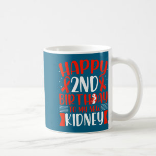 Kidney Disease Awareness 2nd Birthday Design Coffee Mug