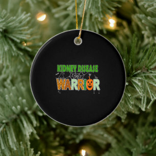 Kidney Disease Awareness Ceramic Ornament