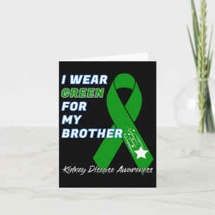 Kidney Disease Awareness Dialysis Transplant Donor Card