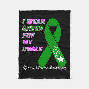 Kidney Disease Awareness Dialysis Transplant Patie Fleece Blanket