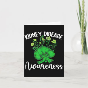 Kidney disease awareness flowers kidney disease card