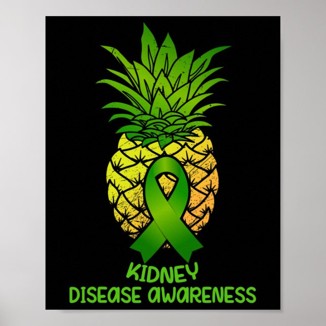 Kidney Disease Awareness Gift  Poster (Front)