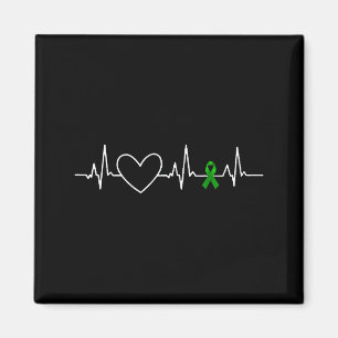 Kidney Disease Awareness Heartbeat Magnet