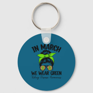 Kidney disease awareness - in march we wear green key ring
