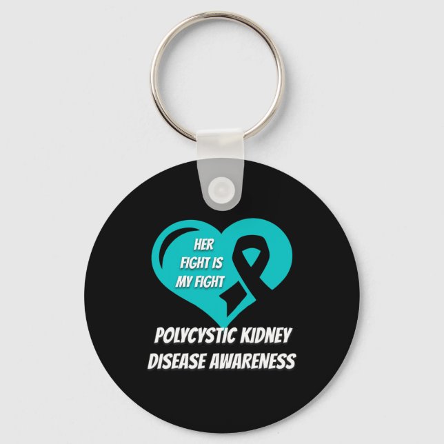 Kidney Disease Awareness  Key Ring (Front)