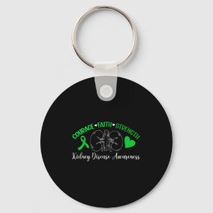 Kidney disease awareness month kidney disease key ring