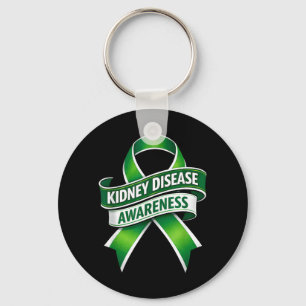 Kidney Disease Awareness Month Ribbon Merch Men Key Ring