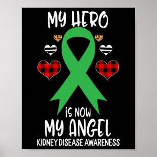 Kidney Disease Awareness Remembrance Hero Is Now M Poster