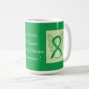 Kidney Disease Awareness Ribbon Art Coffee Mug