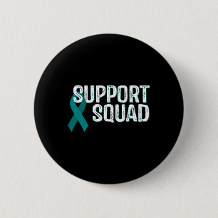 Kidney Disease Awareness Support Squad 6 Cm Round Badge
