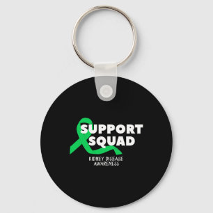 Kidney Disease Awareness Support Squad Men Women 1 Key Ring