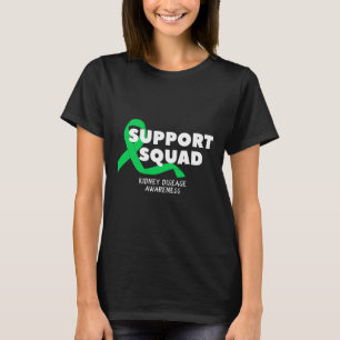 Kidney Disease Awareness Support Squad Men Women 1 T-Shirt