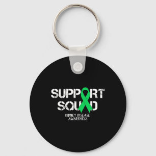 Kidney Disease Awareness Support Squad Men Women Key Ring