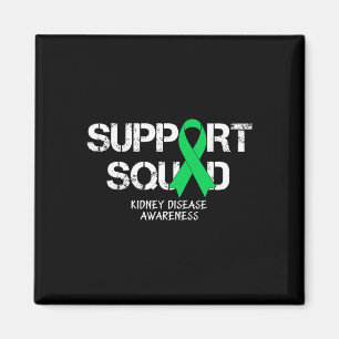 Kidney Disease Awareness Support Squad Men Women  Magnet