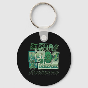 Kidney Disease Awareness Support Squad Team Key Ring