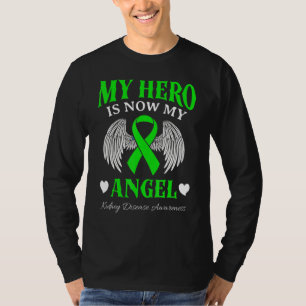 Kidney Disease Awareness Survivor Green Ribbon Men T-Shirt