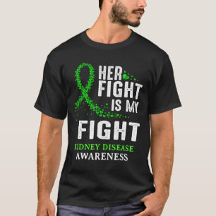 Kidney Disease Awareness Survivor Green Ribbon Men T-Shirt