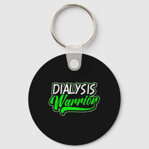 Kidney Disease Design Dialysis Warrior Gift Key Ring