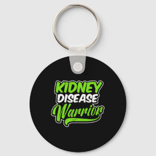 Kidney Disease Design Warrior Gift Key Ring