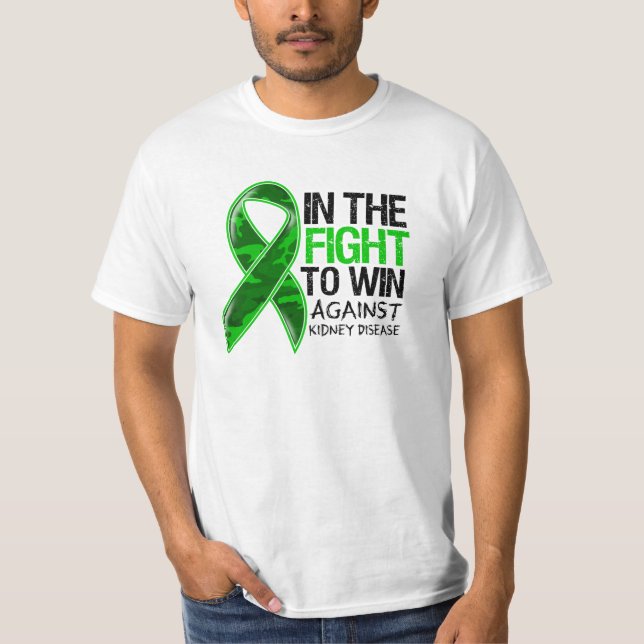 Kidney Disease - Fight To Win T-Shirt (Front)