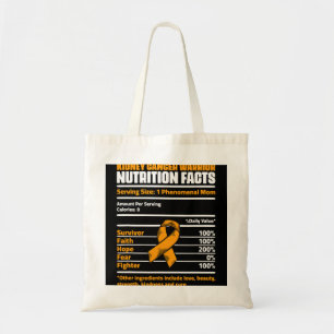 Kidney Disease Mum Warrior Support Ribbon Kidney S Tote Bag
