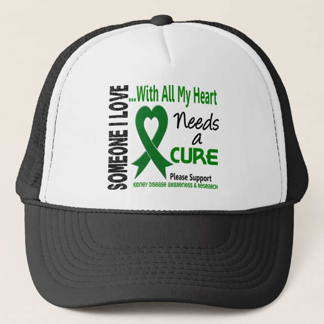 Kidney Disease Needs A Cure 3 Trucker Hat (Front)