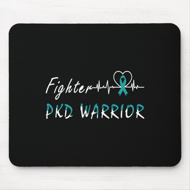 Kidney Disease Pkd Warrior Support Fighter  Mouse Pad (Front)