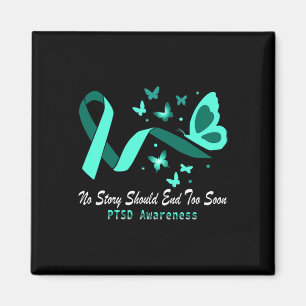 Kidney Disease Ptsd Awareness Butterflies Support  Magnet