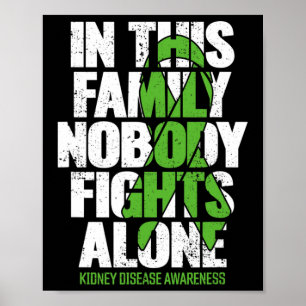 Kidney Disease Support - Family Kidney Disease Awa Poster