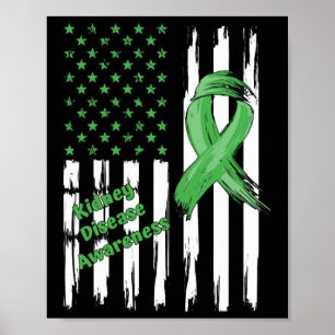 Kidney Disease Survivor Gifts Kidney Disease Aware Poster
