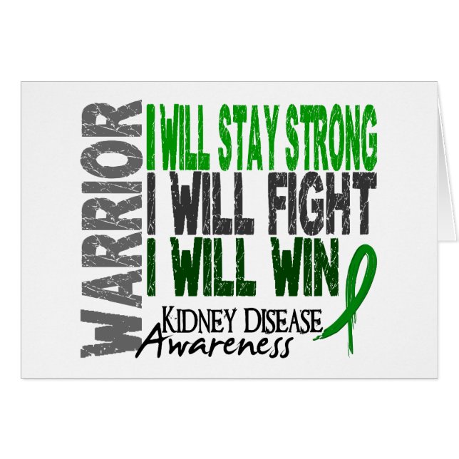 Kidney Disease Warrior (Front Horizontal)