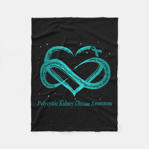 Kidney Disease Warrior  Fleece Blanket