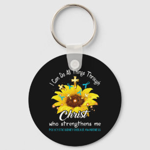 Kidney Disease Warrior I Can Do All Key Ring
