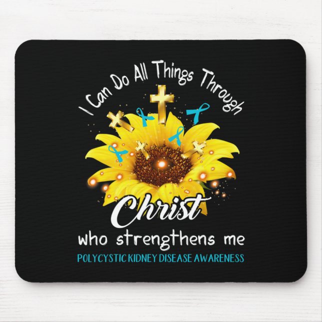 Kidney Disease Warrior I Can Do All  Mouse Pad (Front)