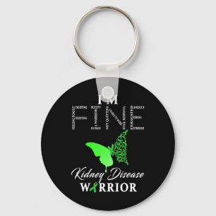 Kidney Disease Warrior I'm Fine 1 Key Ring
