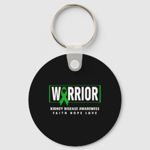 Kidney Disease Warrior - Kidney Disease Awareness Key Ring