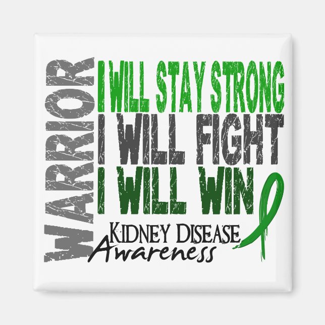 Kidney Disease Warrior Magnet (Front)