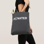 Kidney - Donated, grey, Tote Bag<br><div class="desc">Great gift for a kidney donor!! I can add a donation date. Just message me and we can discuss it.</div>