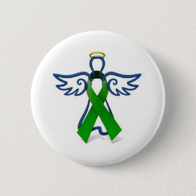 Kidney Donor Angel 6 Cm Round Badge (Front)