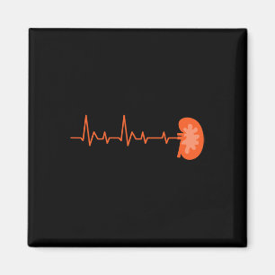 Kidney Donor - Ekg Heartbeat Organ Kidney Disease Magnet