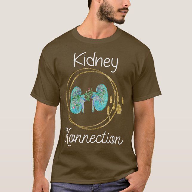 Kidney Donor Transplant Kidney Buddies For Life T-Shirt (Front)