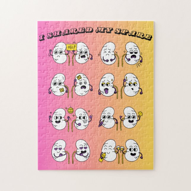 Kidney Organ Donation_Shared My Spare_11x14 Jigsaw Puzzle (Vertical)