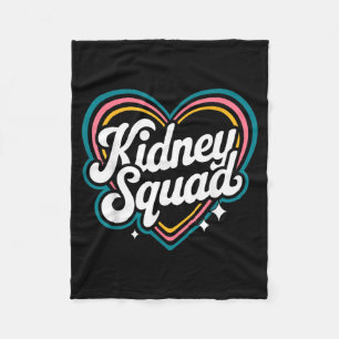 Kidney Squad Nephrology Nurse Dialysis Fleece Blanket