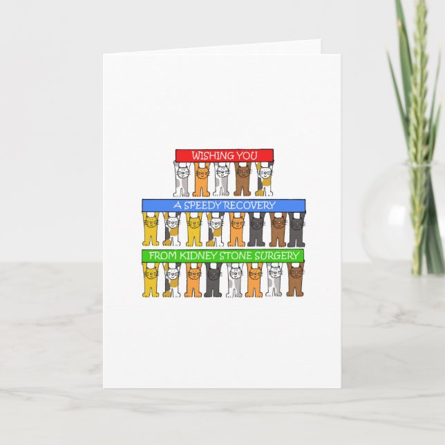 Kidney Stone Surgery Speedy Recovery Card (Front)